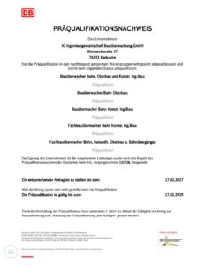 Vorschau Präqualifikationsnachweis 2025